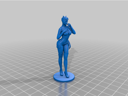 catwoman sheridanua 3d print model - Mito3D