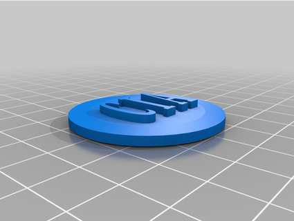 cia Logo Rasiermesserdruck 3d print model - Mito3D