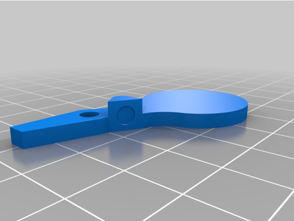 openscad versiyon t2sqred's copal 0 iğne deliği panjur brettpim 3d print model - Mito3D