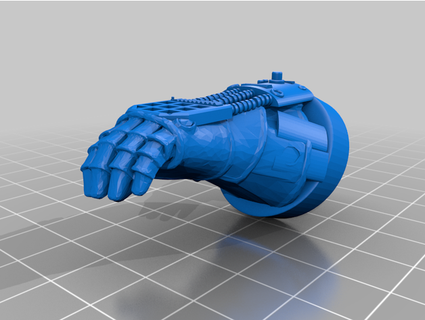 kırmızı cüce soruşturmacı eldiven Trunkymaj 3d print model - Mito3D