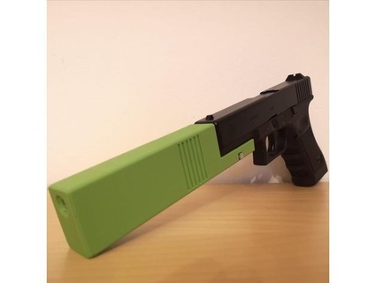 umarex g17 co2 çift cephane 4 5mm hava silahı kırıcı gassn3r 3d print model - Mito3D