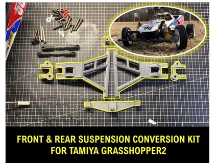 tamiya grassshopper 2 suspension conversion kit 210307 miniguy71 3d print model - Mito3D