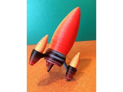 healthy carrot - rocket engine mb3y 3d print model - Mito3D
