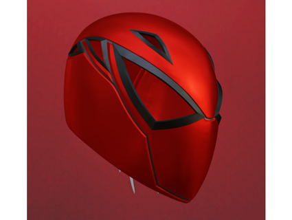 spider-man aaron aikman inspired helmet budwin 3d print model - Mito3D