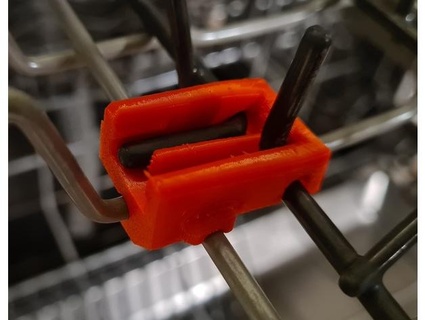siemens Bosch lava louças grampo palavra 3d print model - Mito3D