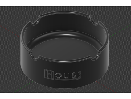 dr house ' ashtray enrico benassati 3d print model - Mito3D