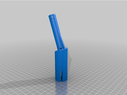 flashforge aventureiro 3 carretel suporte modificado bobmcooper 3d print model - Mito3D