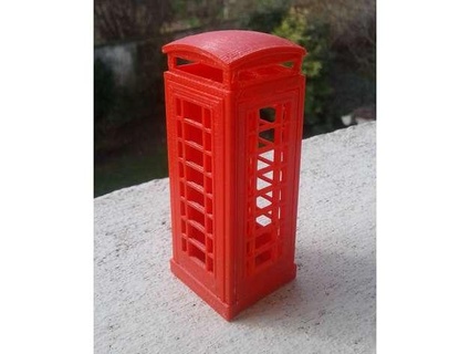 uk teléfono caja roudcach 3d print model - Mito3D