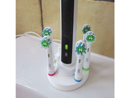 toothbrush holder 6 heads mschim 3d print model - Mito3D