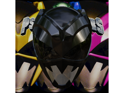 psycho ranger inspired helmet budwin 3d print model - Mito3D
