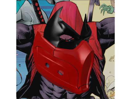 red hood outlaw inspired mask budwin 3d print model - Mito3D