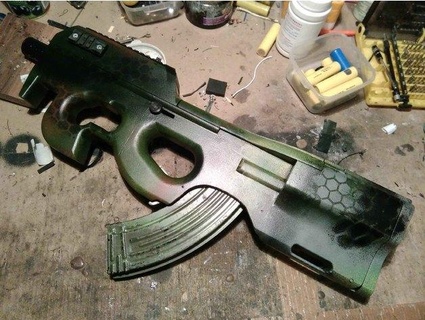 toy airsoft only p901 gun falk 1 3d print model - Mito3D