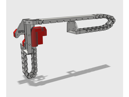 am8 x-z axis drag chain engulffiredesigns 3d print model - Mito3D