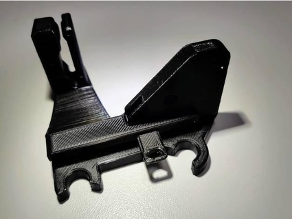 cr6-se angled orbiter mount cable guide 3dfreezeme 3d print model - Mito3D