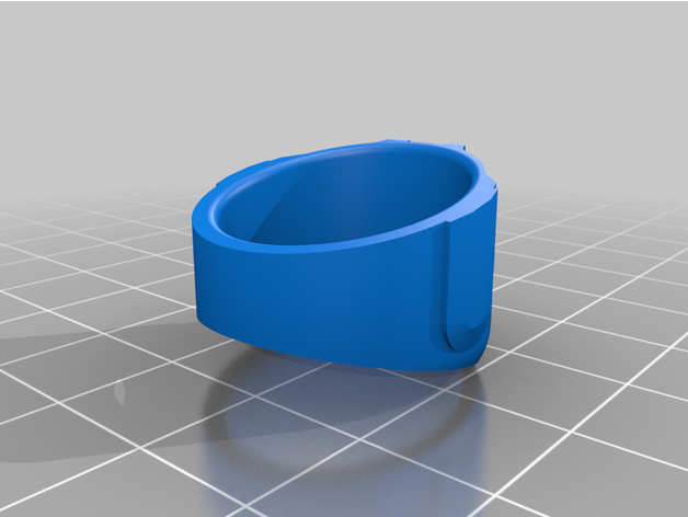 mandaloriano capacete anel baronwaste 3D print model - Mito3D