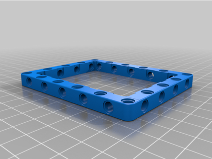lego xl frame squareish billybobjoethe2nd 3d print model - Mito3D