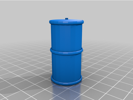 oil barrel girlpainting 3d print model - Mito3D