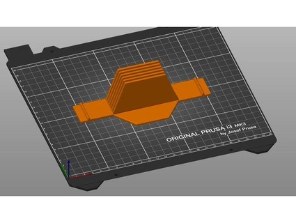 küçük Prusa çarşaf Kulp destek mk52 mk3s fxs3 3d print model - Mito3D