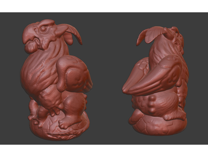 griffin idol keythingiverse 3d print model - Mito3D