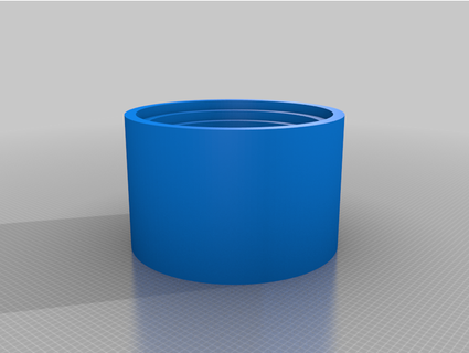 flask stand w fixed normals captain  3d print model - Mito3D
