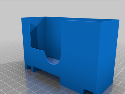 mini belt sander dust collector cheetawolf 3d print model - Mito3D
