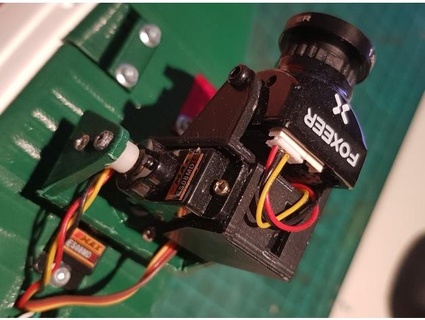 pan tilt camera holder remix longrassjosh 3d print model - Mito3D