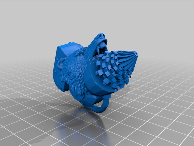 espace coyote Bible bête cercueil loyaliste branlant percer bit lance 39 achille 3D print model - Mito3D