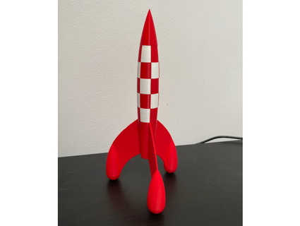 accurate tintin rocket theitalianmakers 3d print model - Mito3D