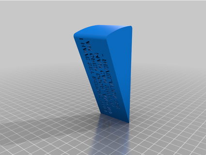 revelação batente porta jacvanderwatt 3d print model - Mito3D