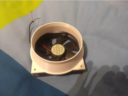 ventilador tubo transição vestido 3d print model - Mito3D