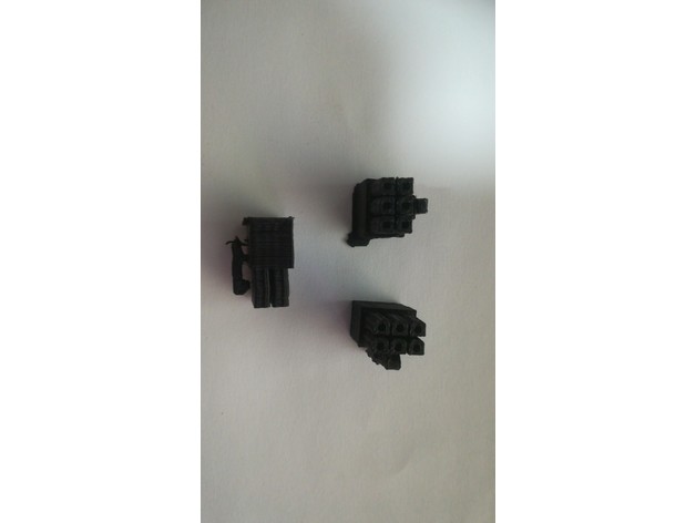 gpu power connector 6 pin redsilverstudio  3D print model - Mito3D