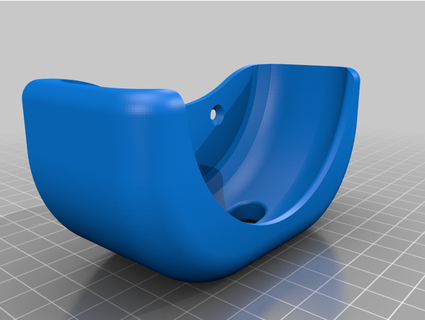Wandhalterung Echo Punkt gen 3 Sharkymoto 3d print model - Mito3D