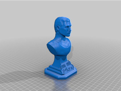 freddie mercury bust bart-tech3d 3d print model - Mito3D
