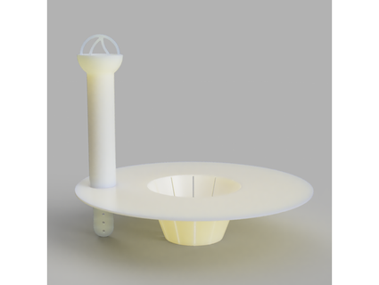 orthex pauliina 17 20 cm self watering pot floor plate replacement pilkehocca 3d print model - Mito3D