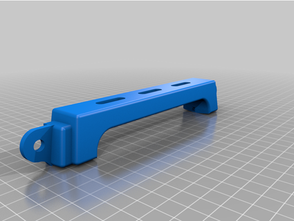 tracer 7 700 central handle bar cumps 3d print model - Mito3D