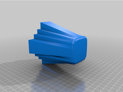 square edge vase johnkh 3d print model - Mito3D
