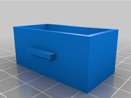 Mini Schublade Bett ravi3d 3d print model - Mito3D