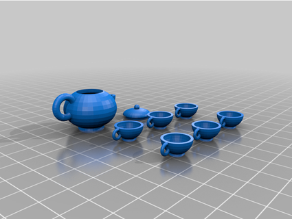 gigi's teapot mr mineral 3d print model - Mito3D