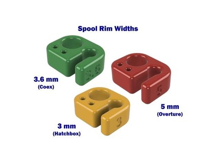 filament roll clip 175 mm moxieengmach 3d print model - Mito3D