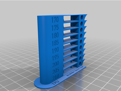 kompakt temp tel çekme kule kalibrasyon pla + petg tpu abs piwee94 3d print model - Mito3D