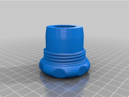 estendido botão produtor emergente 3d print model - Mito3D