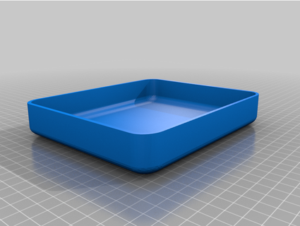 large tray borders legs moserello 3d print model - Mito3D
