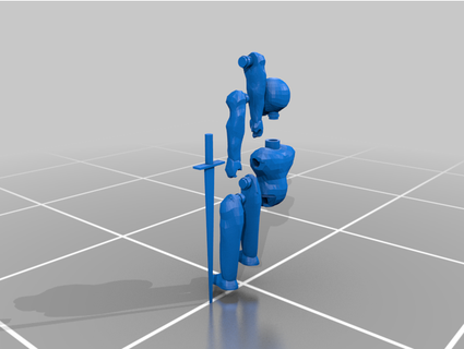 basic action figure sodanugs 3d print model - Mito3D