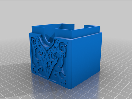 cthulhu Düsternis Deck Box + Erweiterung Duncanmac 3d print model - Mito3D