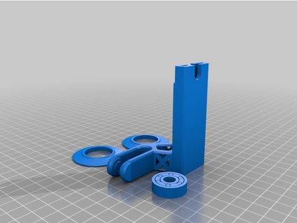 ender 3 v2 filament guide remix fit cr 10s end line ralinder 3d print model - Mito3D