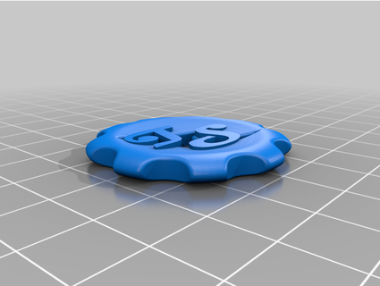 maker coin - ts trexlord 3d print model - Mito3D