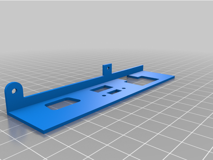 vic-20 two-prong side panel homestar92 3d print model - Mito3D