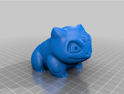 2 color bulbasaur biblioteca 3d print model - Mito3D