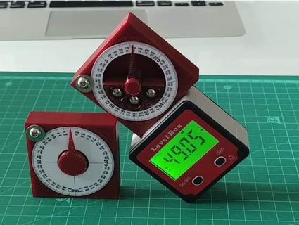 angle gauge cube inclinometer leadingedge 3d print model - Mito3D