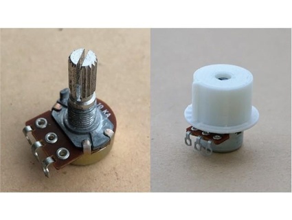dial potentiometer cover click feeling friction change tsukalab 3d print model - Mito3D